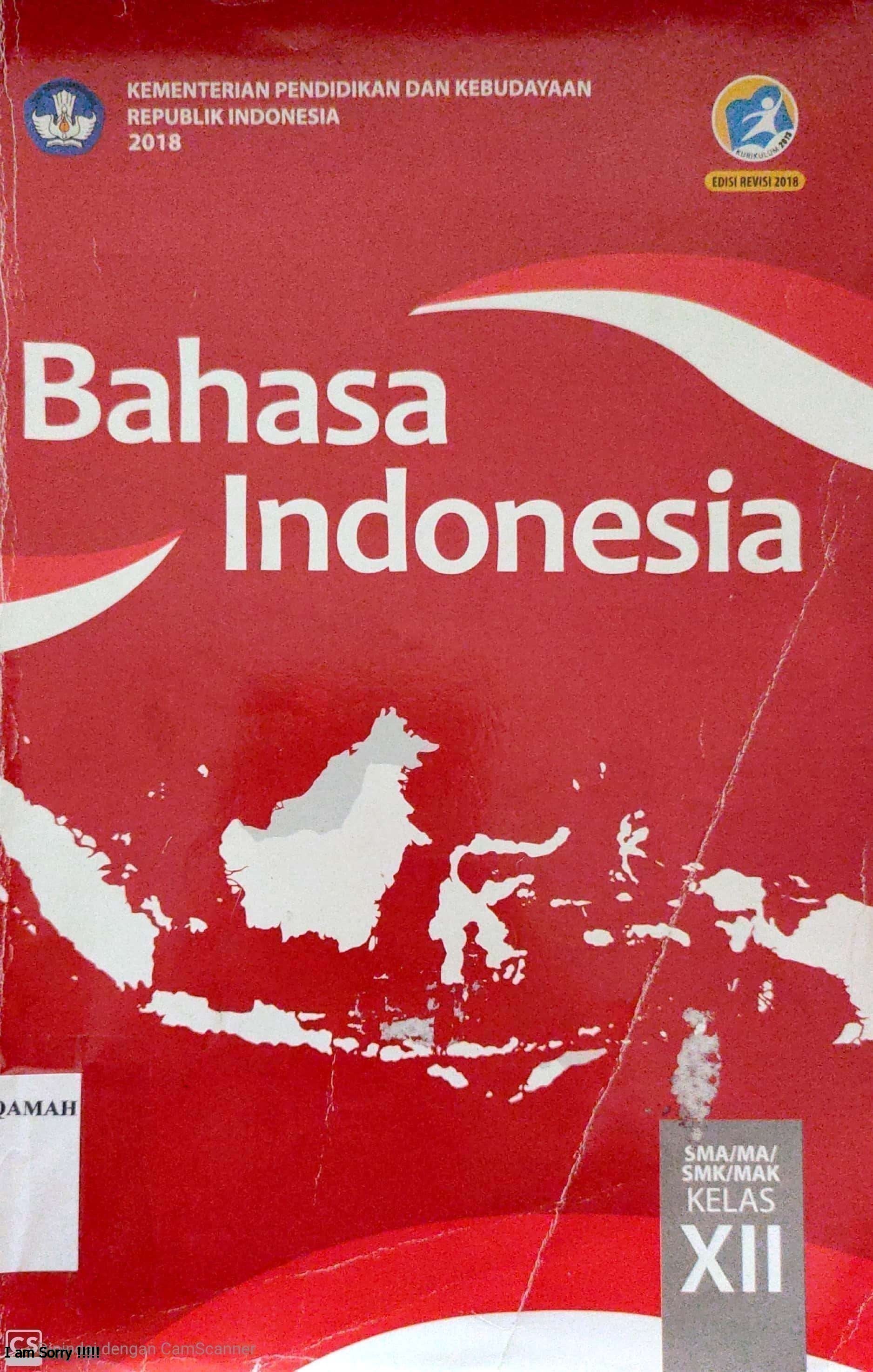 Bahasa Indonesia kelas XII untuk SMA/MA/SMK/MAK K13