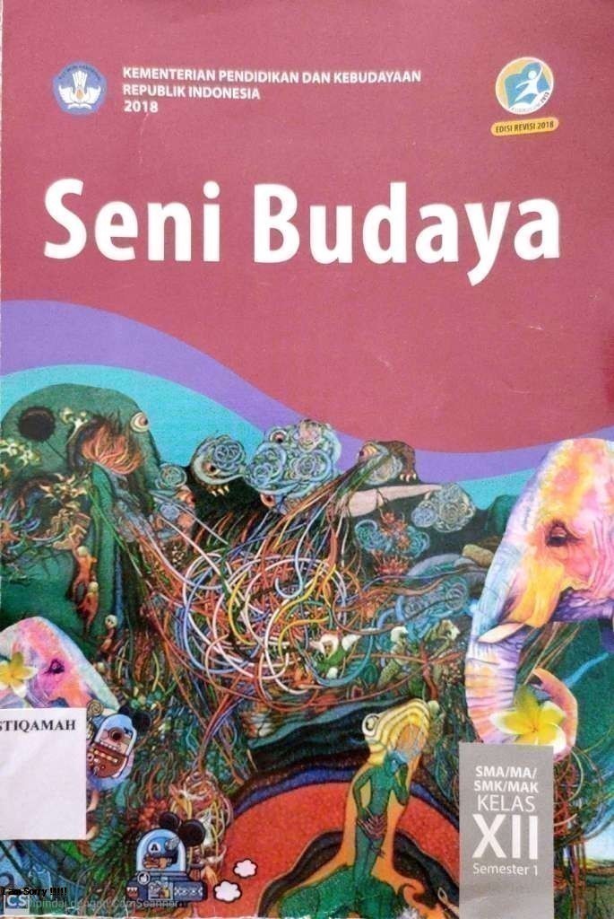 Seni Budaya SMA/MA/SMK/MAK Kelas XII Semester 1