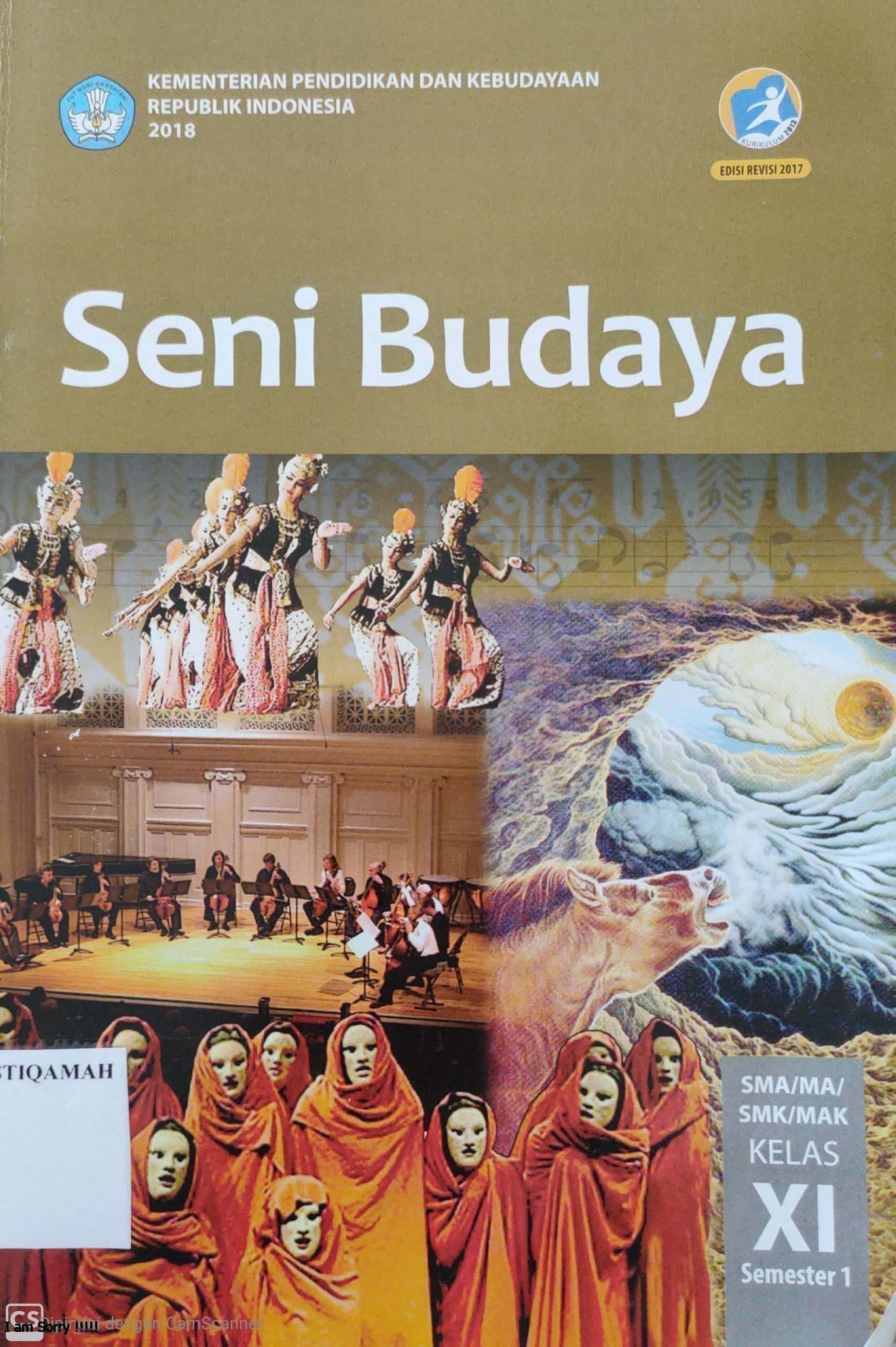 Seni Budaya SMA/MA/SMK/MAK Kelas XI Semester 1